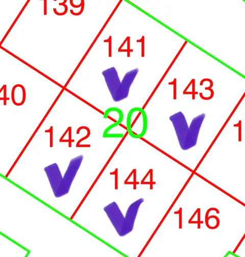 4lots coller de 450m2 avec approbation à 20m bordure lac brakré à la baie — photo 4
