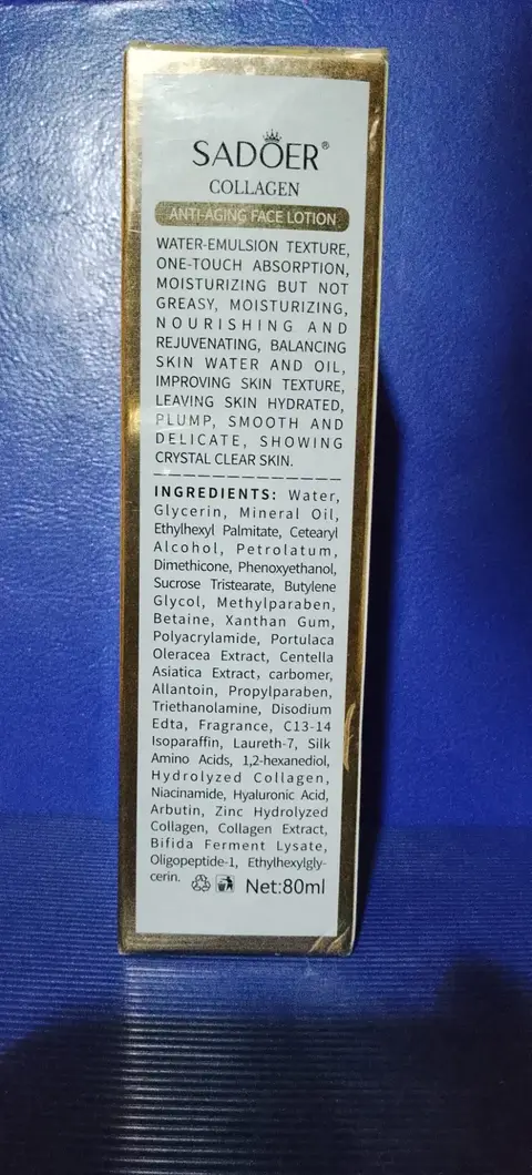Lotion faciale anti-âge SADOER Collagen 80 ml — photo 3