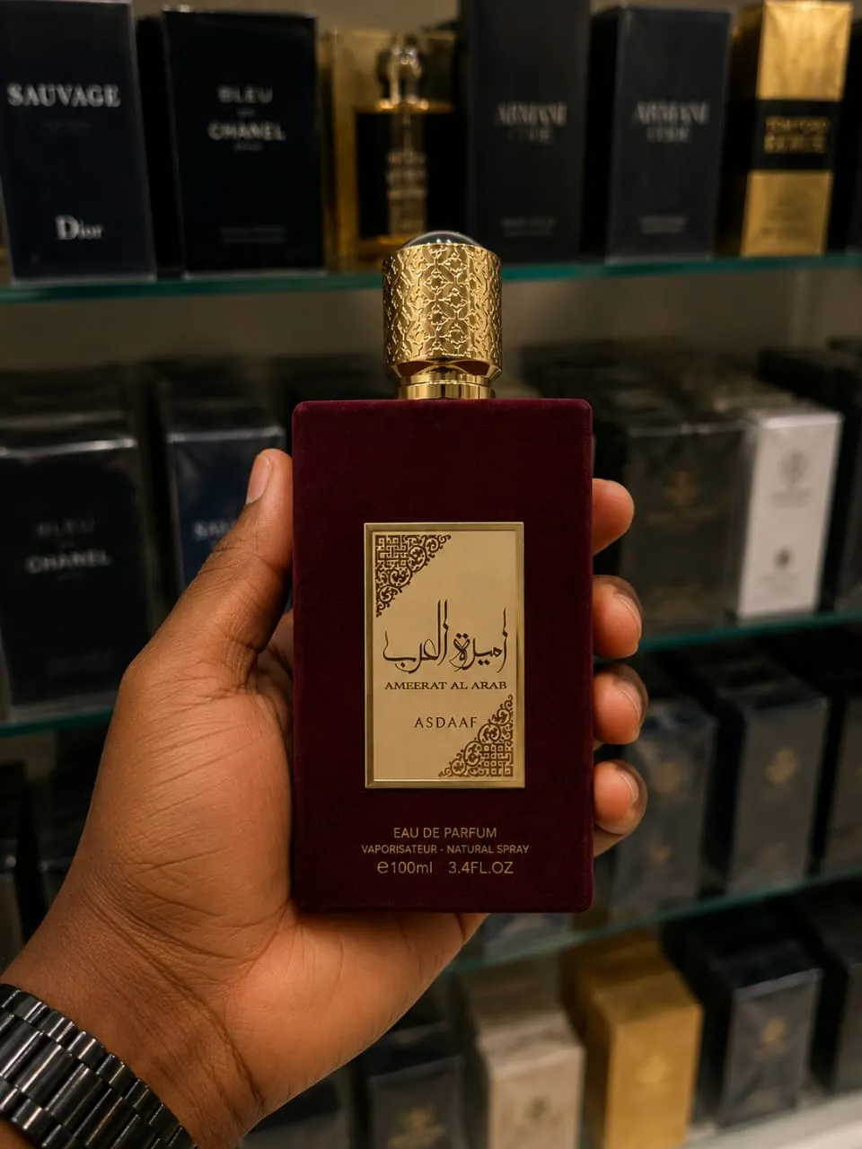 parfum amirat al arab amira 100ml bordeaux doré — photo 1