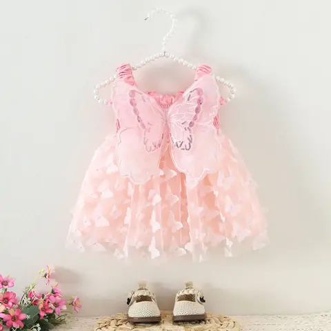 Robe papillon tendance pour bébé fille — photo 2