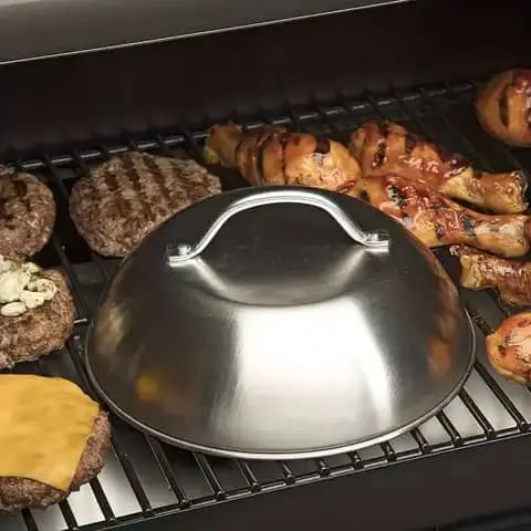 Plancha en inox pour grillades avec accessoires — photo 4