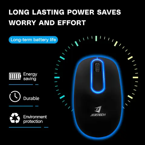 Souris Sans Fil JR2 2.4GHz, Portable Professionnelle avec LED — photo 3