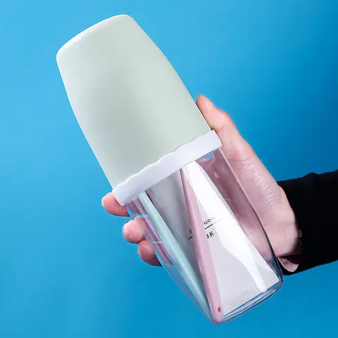 Boîtes étuis portables de rangement pour brosse à dents et dentifrice — photo 3