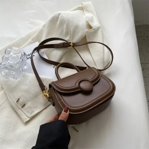 Sac à main & bandoulière marron chocolat — photo 2
