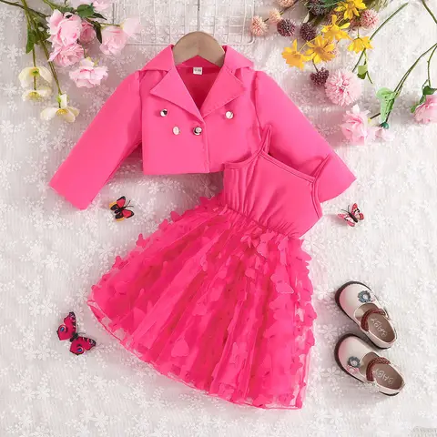 Robe de fille élégante et complète, de bonne qualité — photo 1