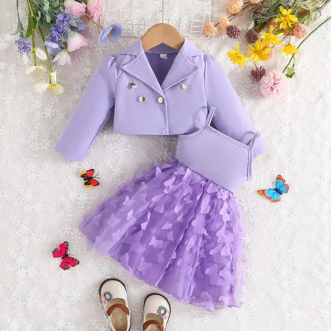 Robe de fille élégante et complète, de bonne qualité — photo 2