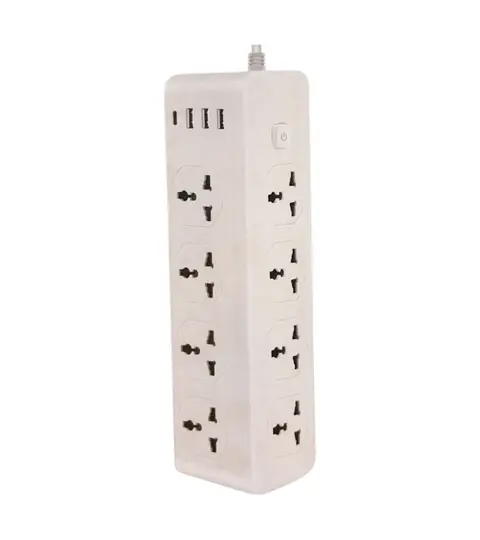 Multiprises 3000W/Rallonge - Prises 8 Ports Interrupteur, 3 Ports USB — photo 1
